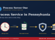 Process server handling process service in Pennsylvania outside a county courthouse