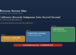 Process server preparing to serve a subpoena in California with a notice to consumer form